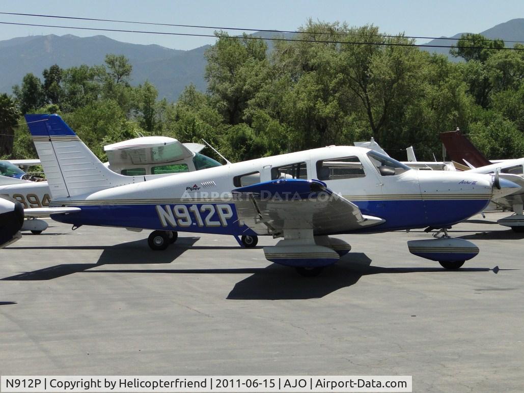 N912P, Piper PA-30 Twin Comanche C/N 30-951, Parked on the south side center area