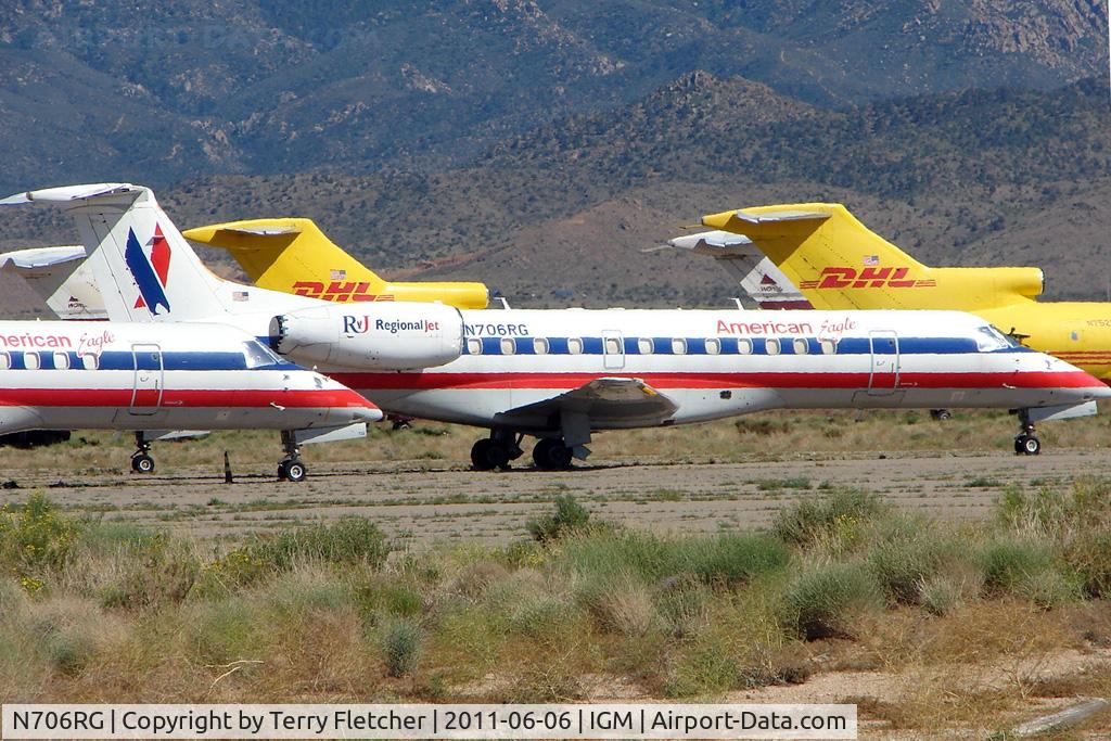 N706RG, 1999 Embraer ERJ-135LR (EMB-135LR) C/N 145194, 1999 Embraer EMB-135LR, c/n: 145194 stored at Kingman