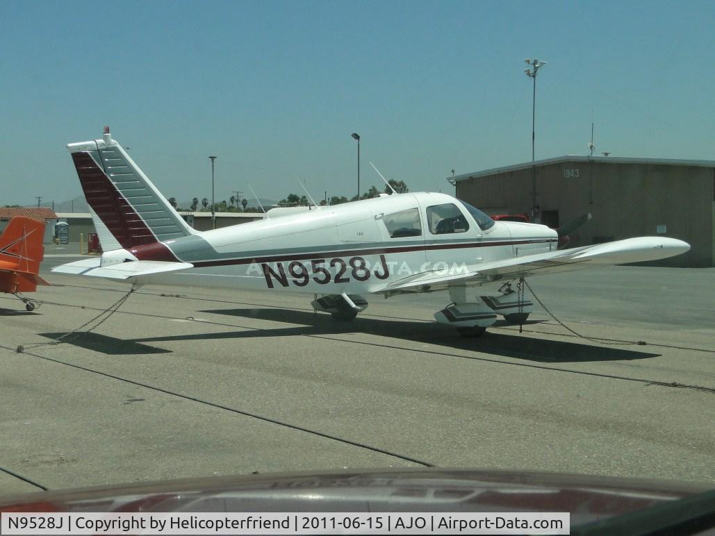 N9528J, 1966 Piper PA-28-180 Cherokee C/N 28-3654, Parked