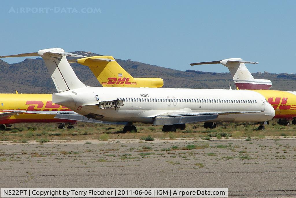 N522PT, McDonnell Douglas MD-81 (DC-9-81) C/N 49821, Mcdonnell Douglas DC-9-81(MD-81), c/n: 49821 stored at Kingman
