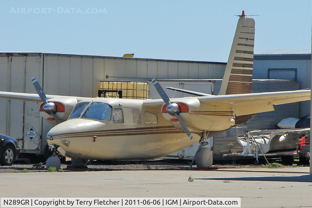 N289GR, 1959 Aero Commander 500 C/N 795, 1959 Aero Commander 500, c/n: 795 at Kingman