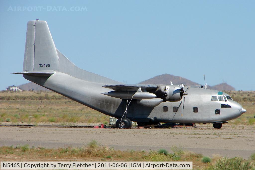 N546S, 1954 Fairchild C-123K Provider C/N 20064, 1954 Fairchild C-123K, c/n: 54-615 at Kingman