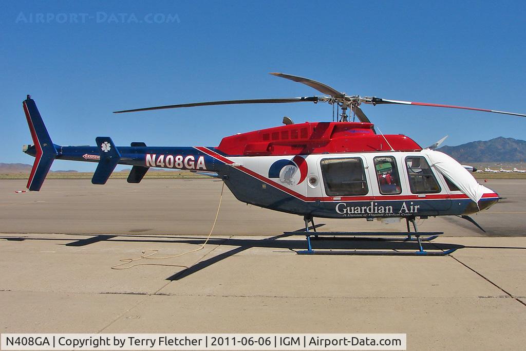N408GA, 1999 Bell 407 C/N 53392, 1999 Bell 407, c/n: 53392 at Kingman