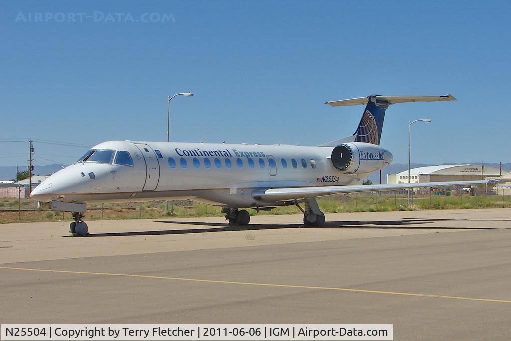 N25504, 1999 Embraer ERJ-135ER (EMB-135ER) C/N 145186, 1999 Embraer EMB-135ER, c/n: 145186 stored at Kingman