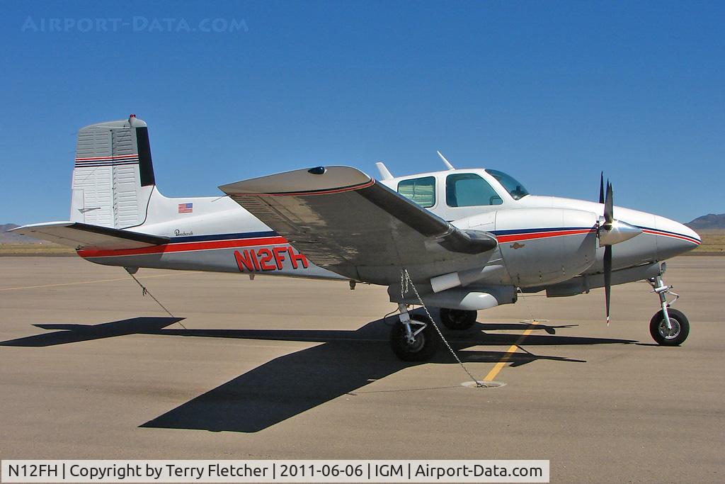 N12FH, 1956 Beech D50 Twin Bonanza C/N DH-63, 1956 Beech D-50, c/n: DH-63 at Kingman