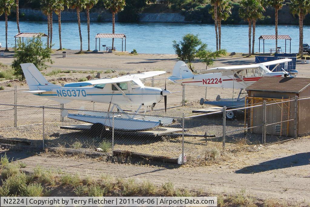 N2224, 1968 Piper PA-18-150 Super Cub C/N 18-8651, 1968 Piper PA-18-150, c/n: 18-8651 at Mohave Country Park , Bullhead