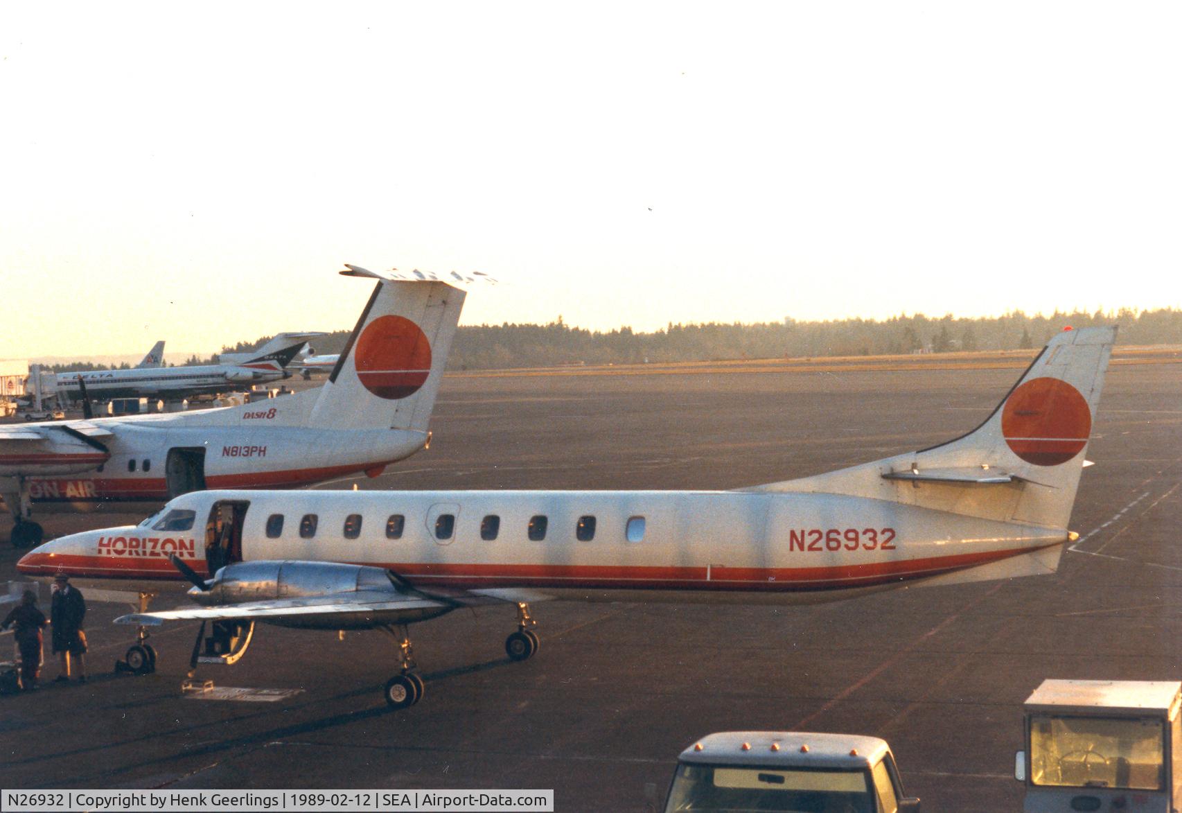 N26932, 1986 Fairchild SA-227AC Metro III C/N AC-660, Horizon