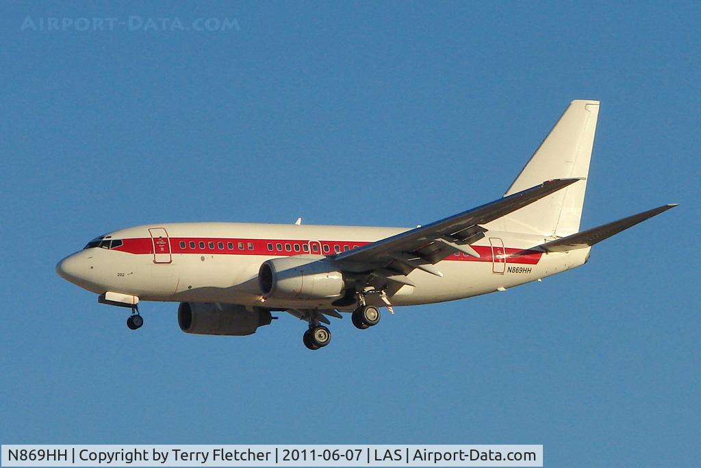 N869HH, 2001 Boeing 737-66N C/N 28650, Janet Airline's Boeing 737-66N, c/n: 28650 landing at Las Vegas