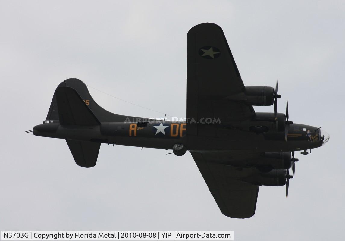 N3703G, 1945 Boeing B-17G Flying Fortress C/N 44-83546-A, Memphis Belle