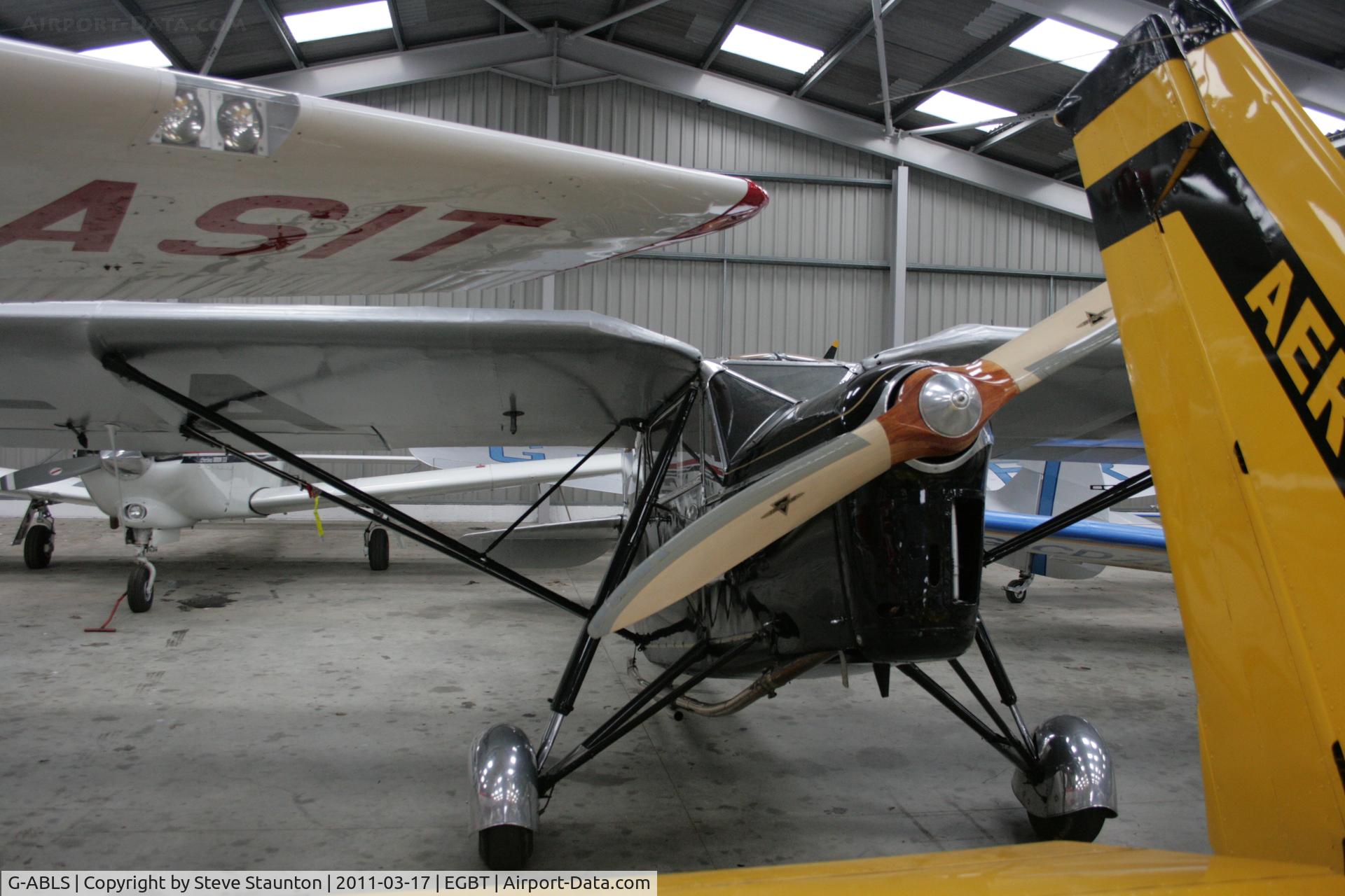 G-ABLS, 1931 De Havilland DH.80A Puss Moth C/N 2164, Taken at Turweston Airfield March 2010
