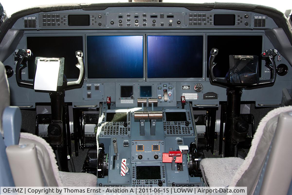 OE-IMZ, 2008 Gulfstream Aerospace GIV-X (G450) C/N 4121, cold and dark
