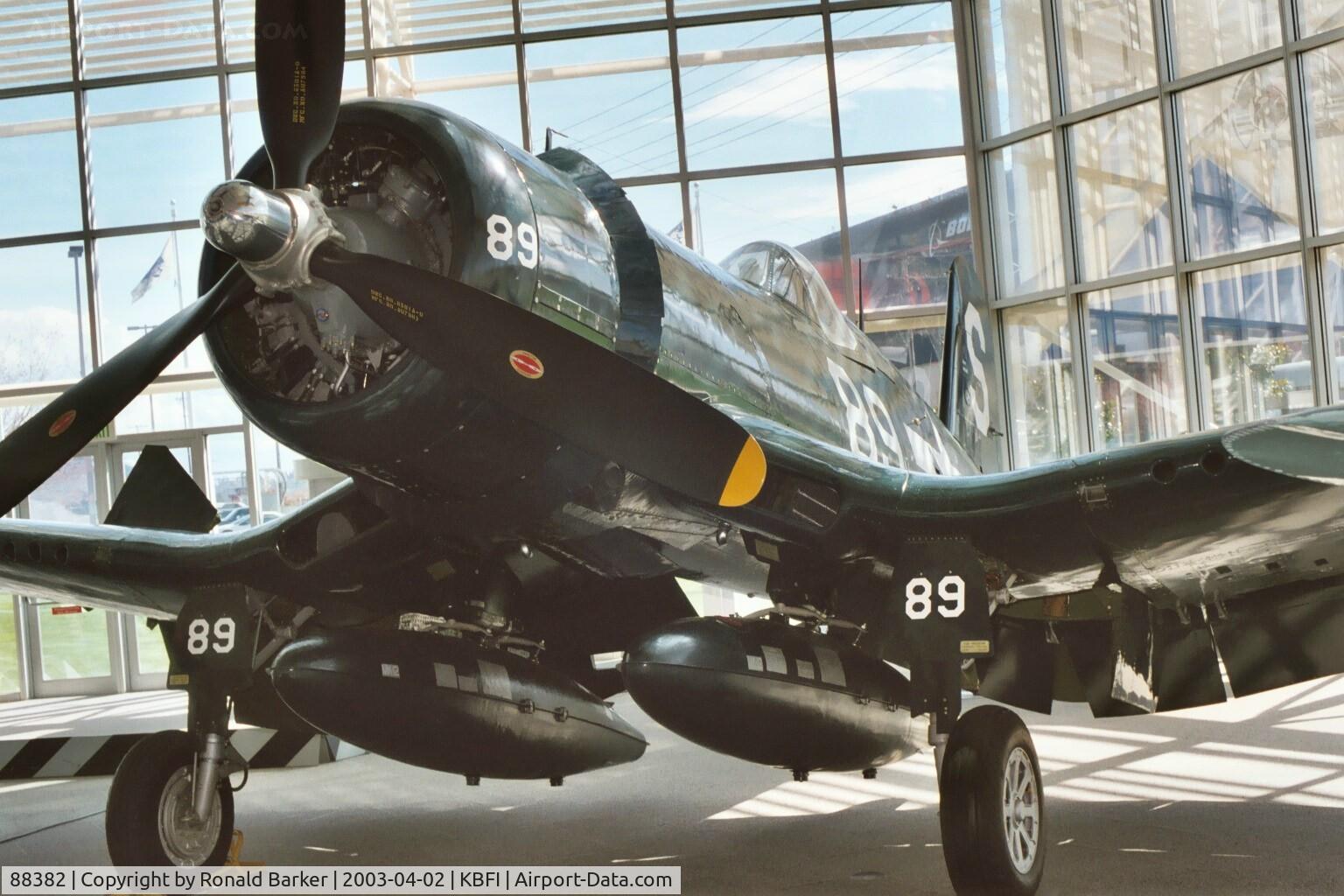 88382, Goodyear FG-1D Corsair C/N 3196, Museum of Flight
