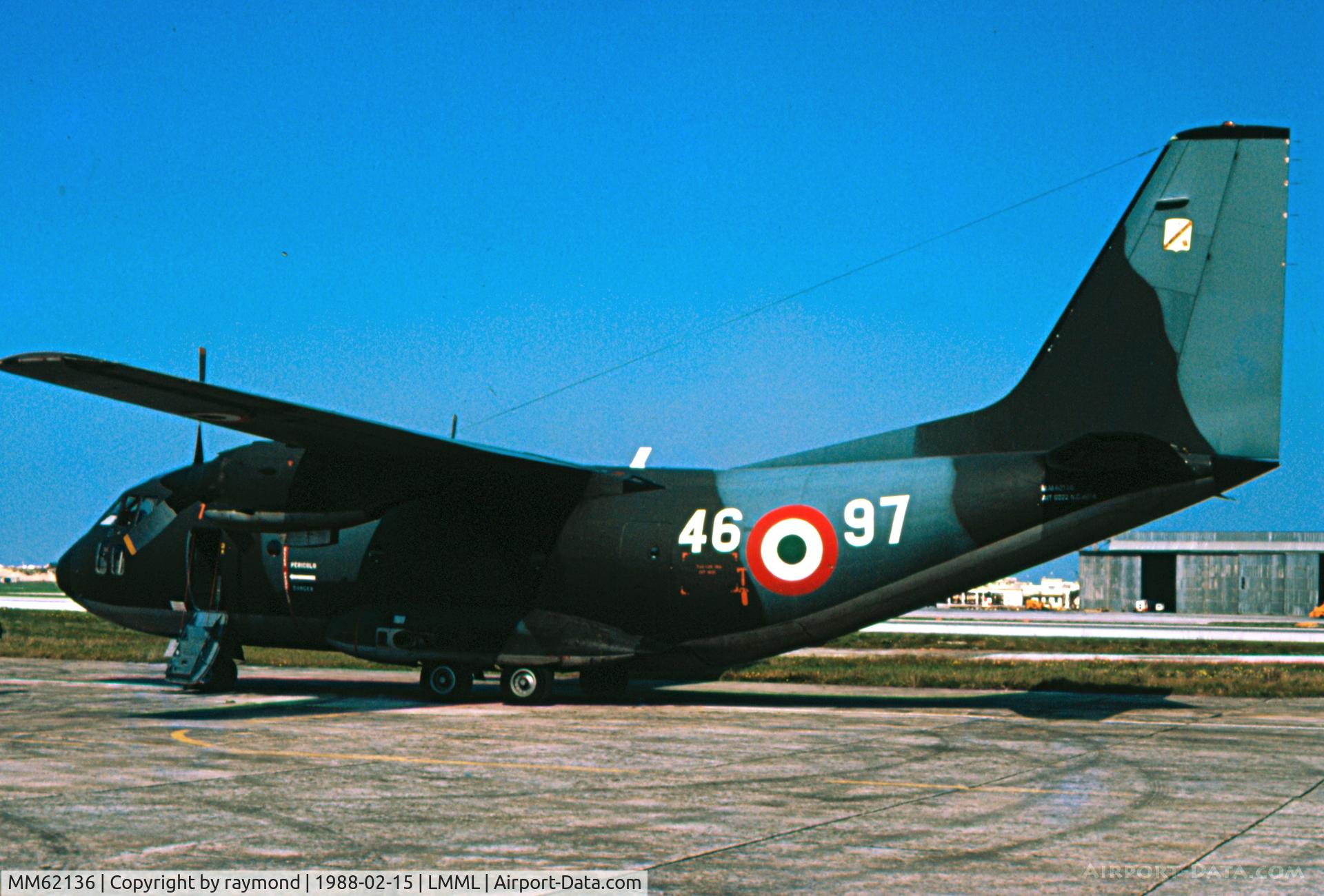 MM62136, Aeritalia G-222TCM C/N 4049, G222 MM62136/49-97 Italian Air Force