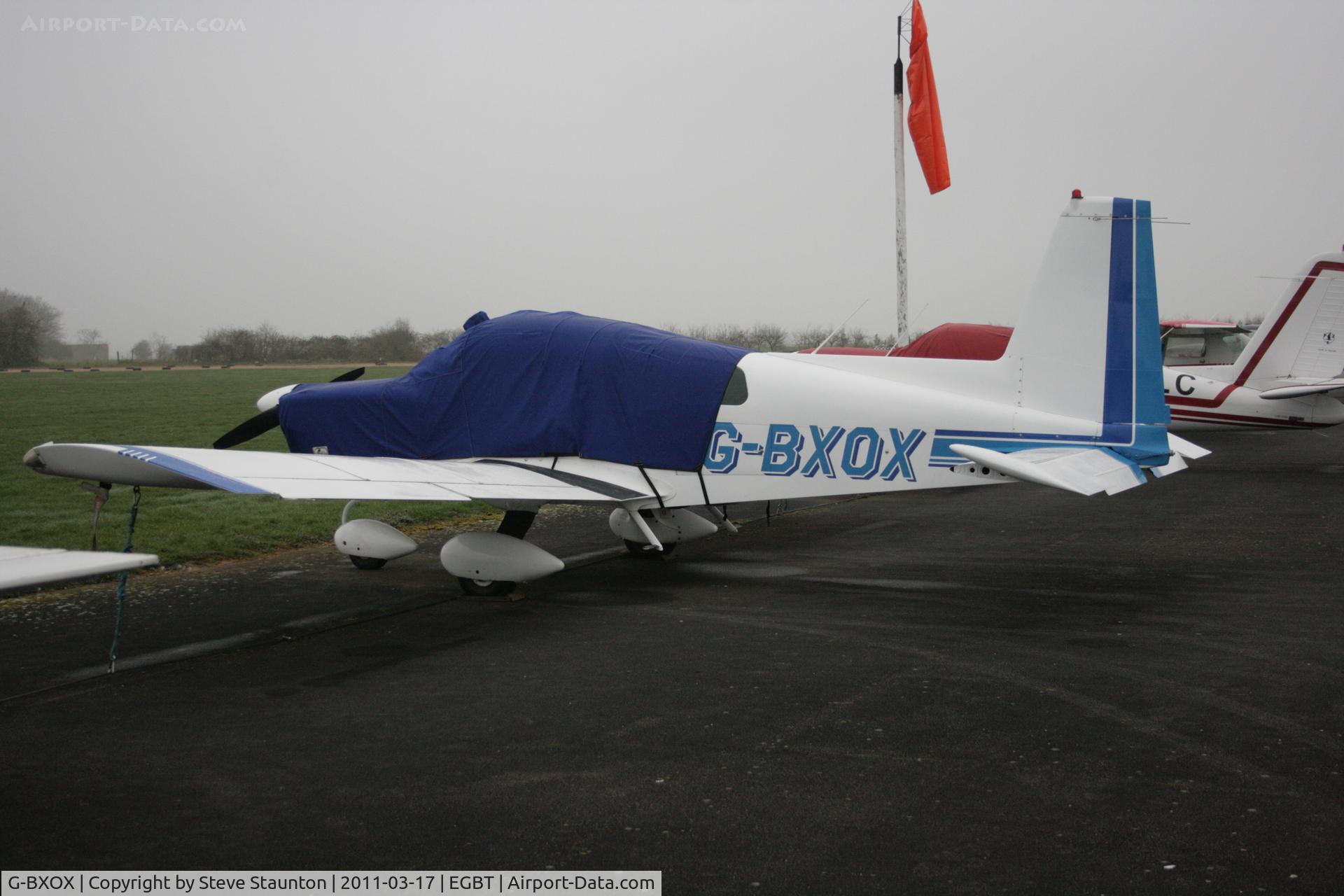 G-BXOX, 1978 Grumman American AA-5A Cheetah C/N AA5A-0694, Taken at Turweston Airfield March 2010