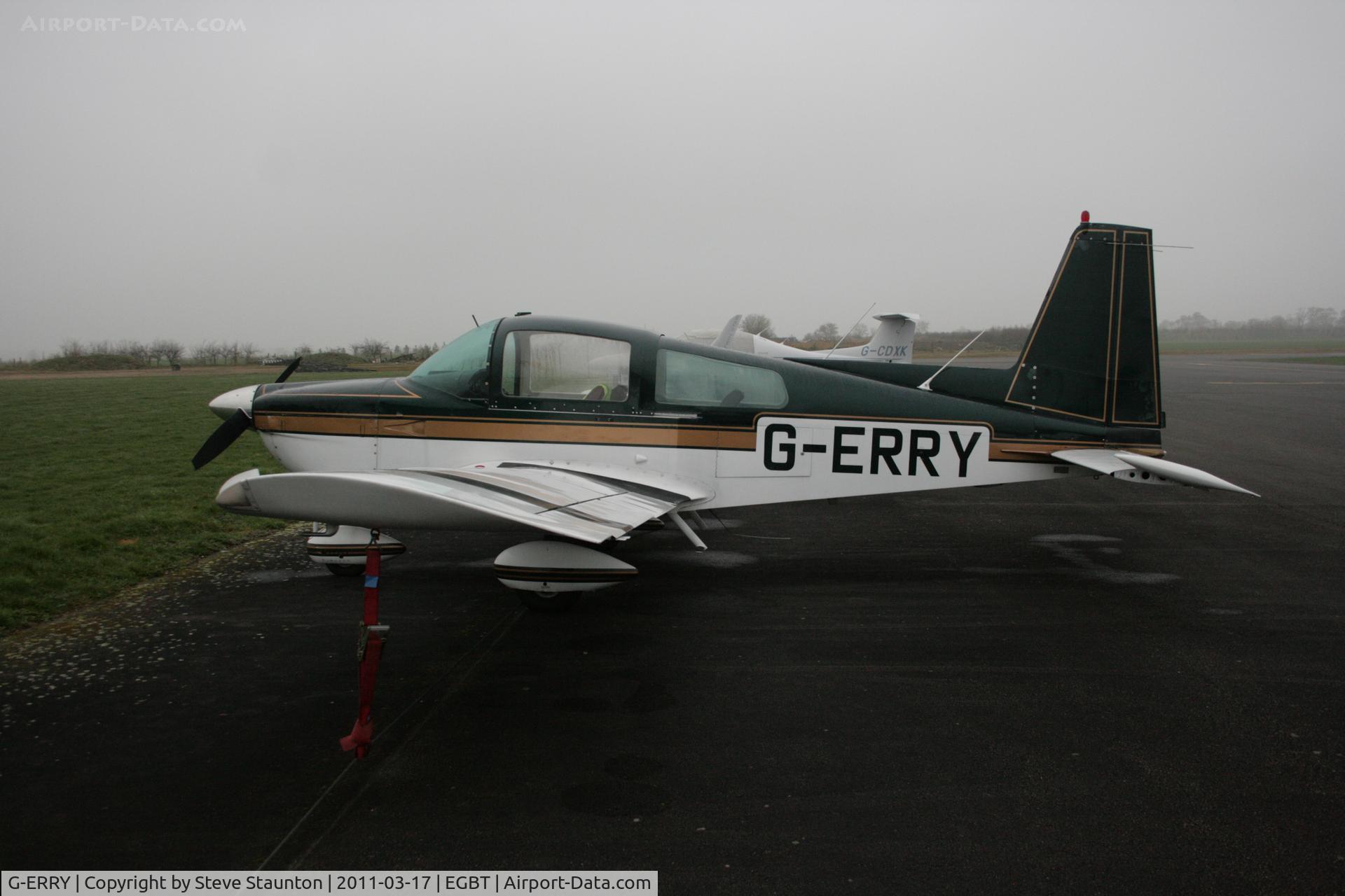 G-ERRY, 1978 Grumman American AA-5B Tiger C/N AA5B-0725, Taken at Turweston Airfield March 2010