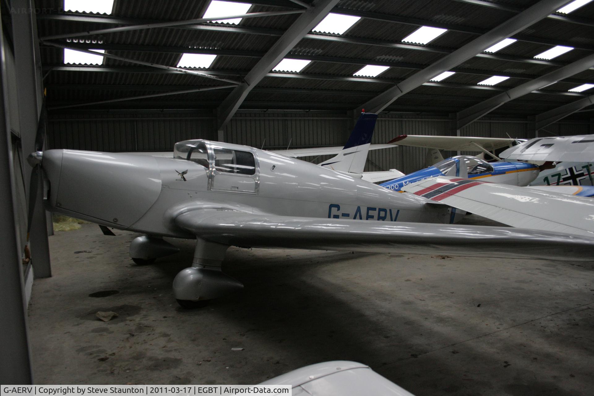 G-AERV, 1936 Miles M11A Whitney Straight C/N 307, Taken at Turweston Airfield March 2010