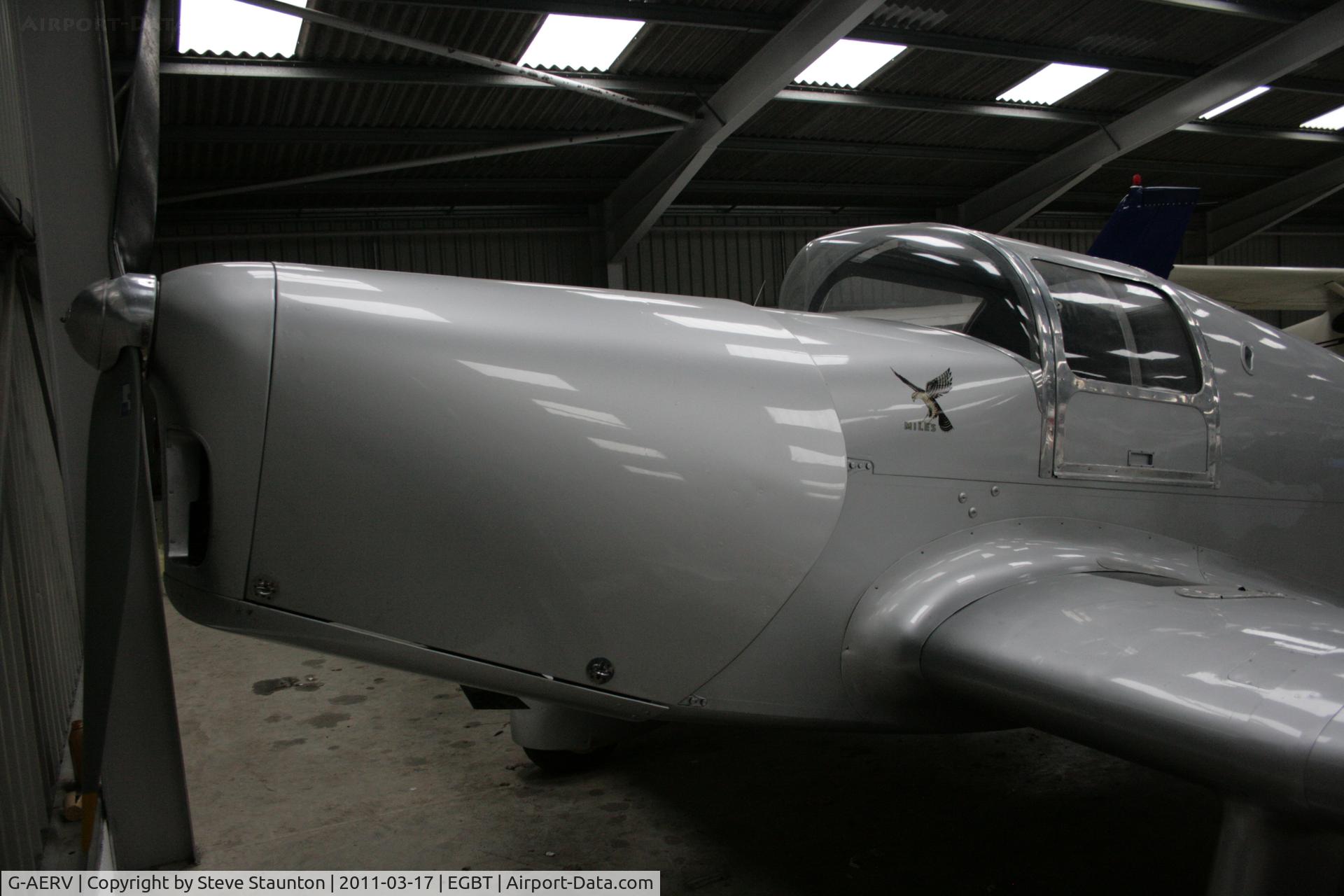 G-AERV, 1936 Miles M11A Whitney Straight C/N 307, Taken at Turweston Airfield March 2010