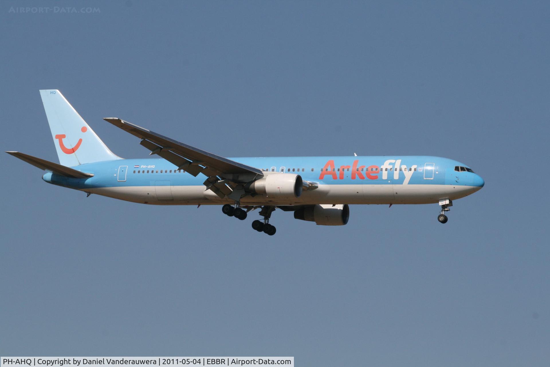 PH-AHQ, 1990 Boeing 767-383 C/N 24477, Arrival of flight JAF208 to RWY 02