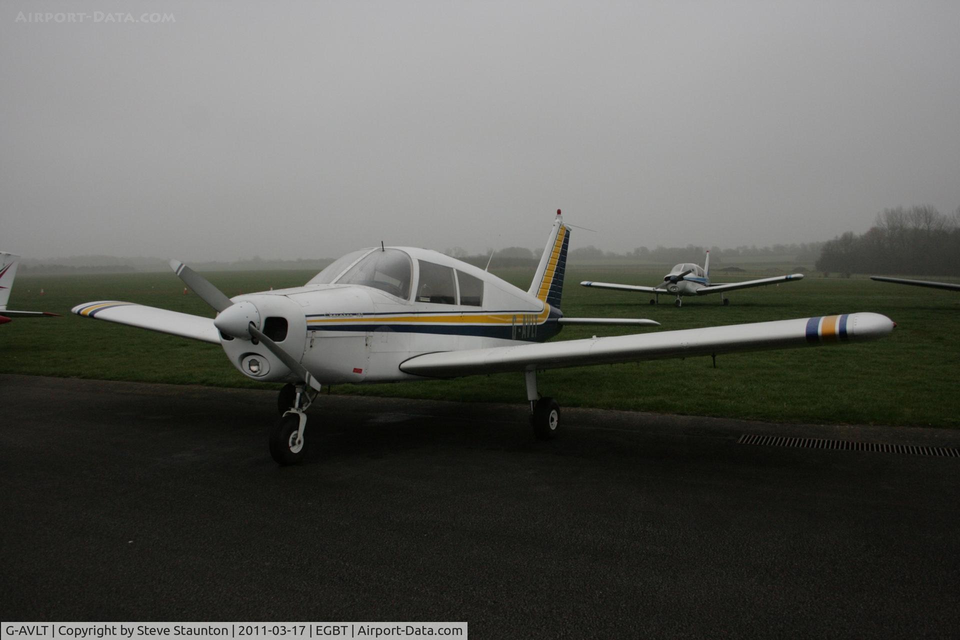 G-AVLT, 1967 Piper PA-28-140 Cherokee C/N 28-23328, Taken at Turweston Airfield March 2010