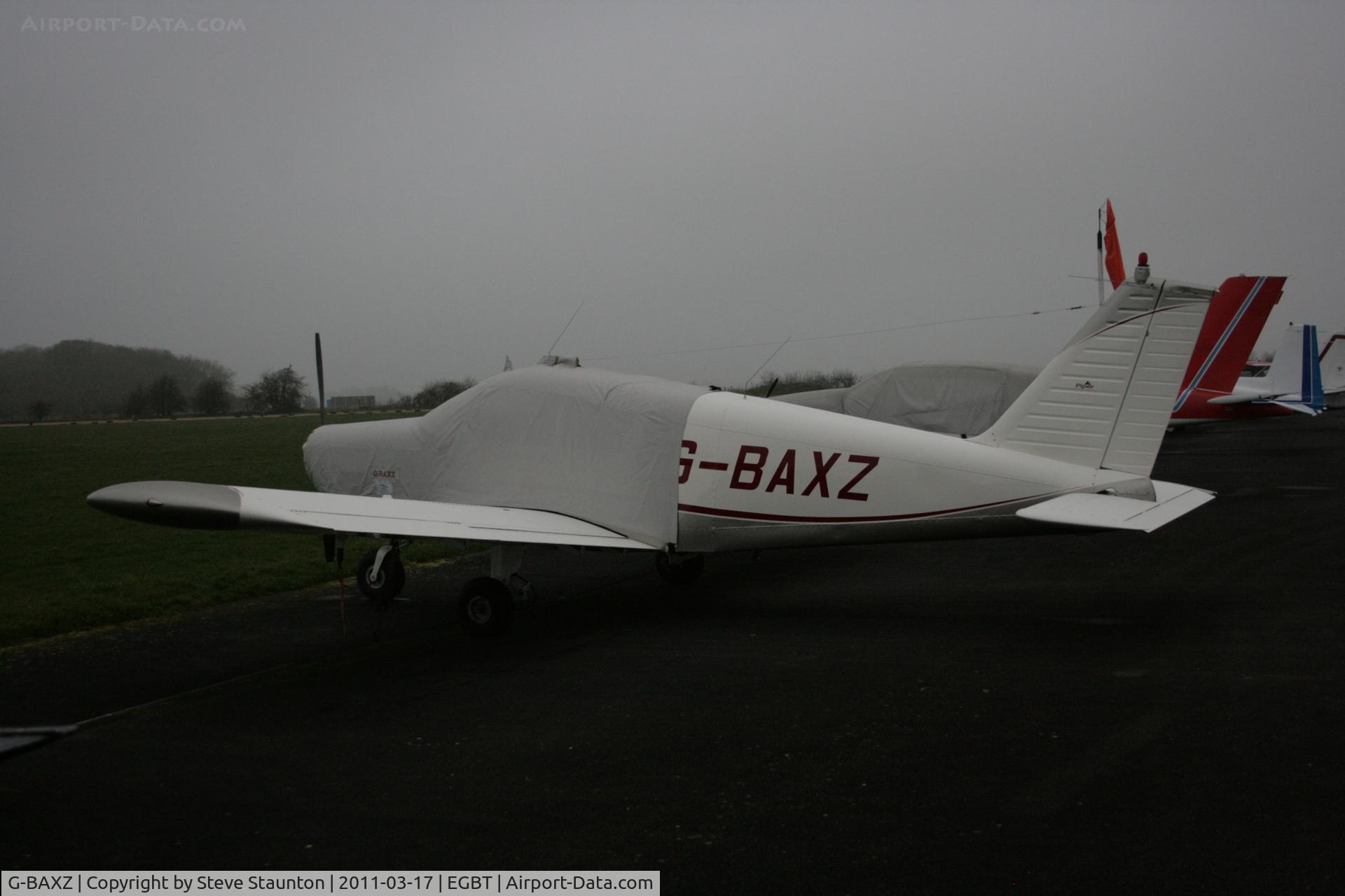 G-BAXZ, 1970 Piper PA-28-140 Cherokee C C/N 28-26760, Taken at Turweston Airfield March 2010