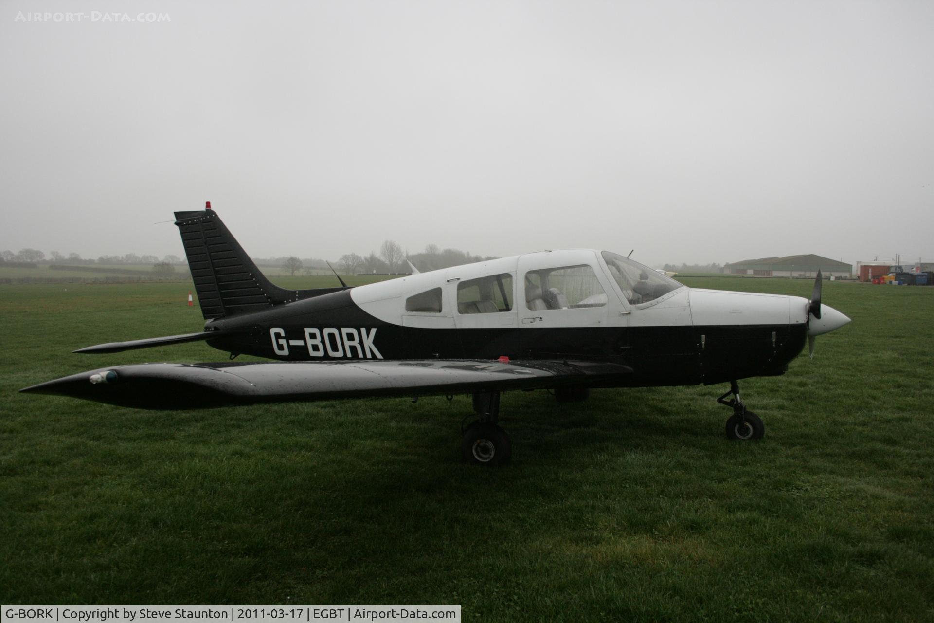 G-BORK, 1981 Piper PA-28-161 Cherokee Warrior II C/N 28-8116095, Taken at Turweston Airfield March 2010