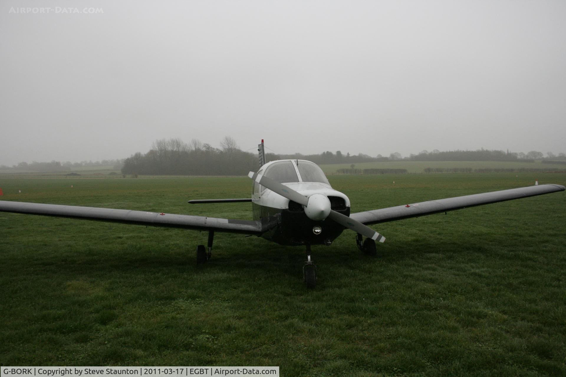 G-BORK, 1981 Piper PA-28-161 Cherokee Warrior II C/N 28-8116095, Taken at Turweston Airfield March 2010