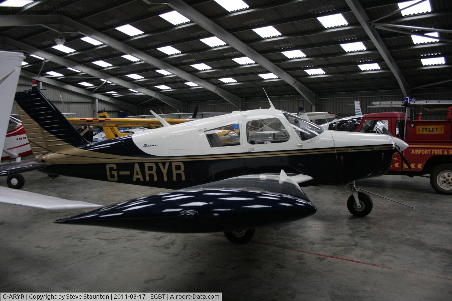 G-ARYR, 1962 Piper PA-28-180 Cherokee C/N 28-770, Taken at Turweston Airfield March 2010