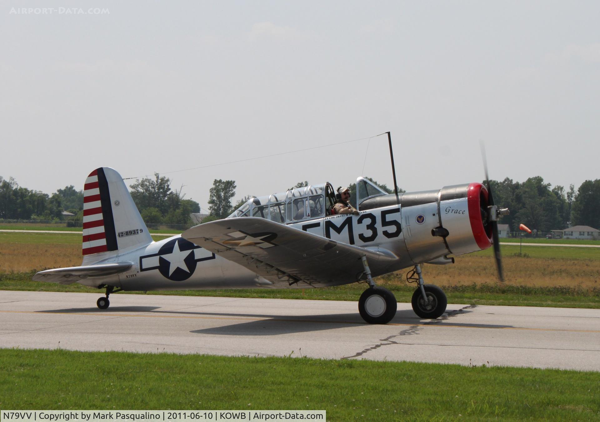 N79VV, 1942 Consolidated Vultee BT-13A C/N 11756, Vultee BT-13A