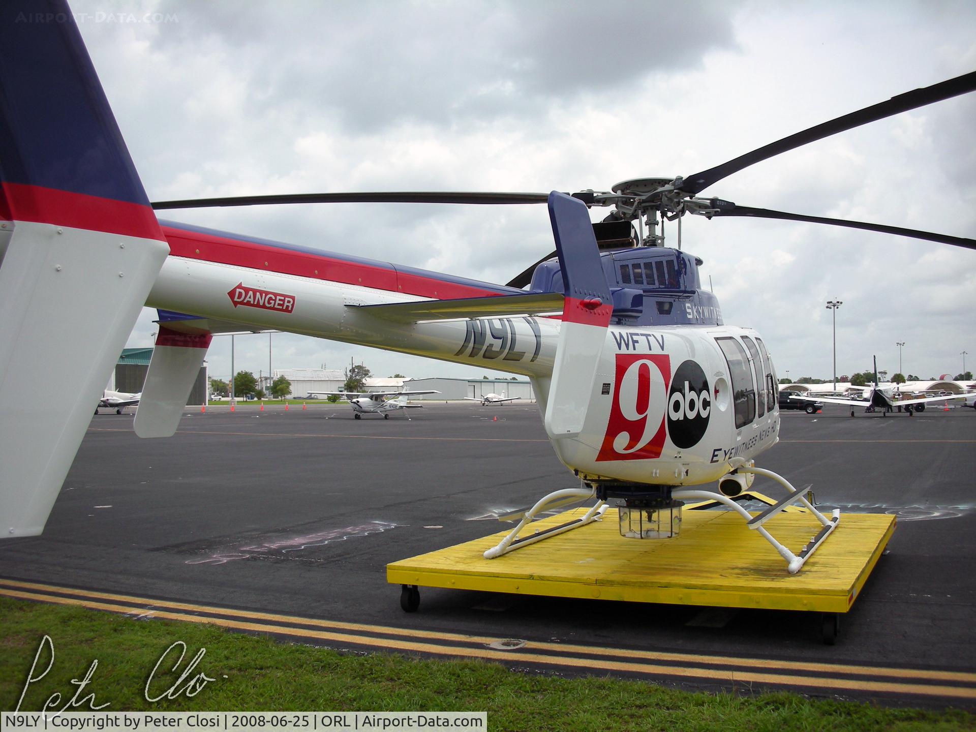 N9LY, 2008 Bell 407 C/N 53815, SKYWITNESS delivered to WFTV in Orlando.
06/25/2008