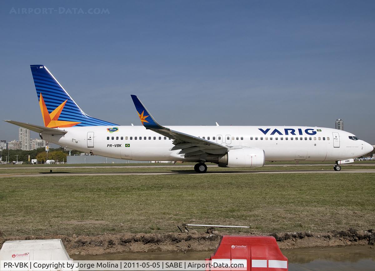 PR-VBK, 2007 Boeing 737-8EH C/N 34271, Taxi to RWY 13.