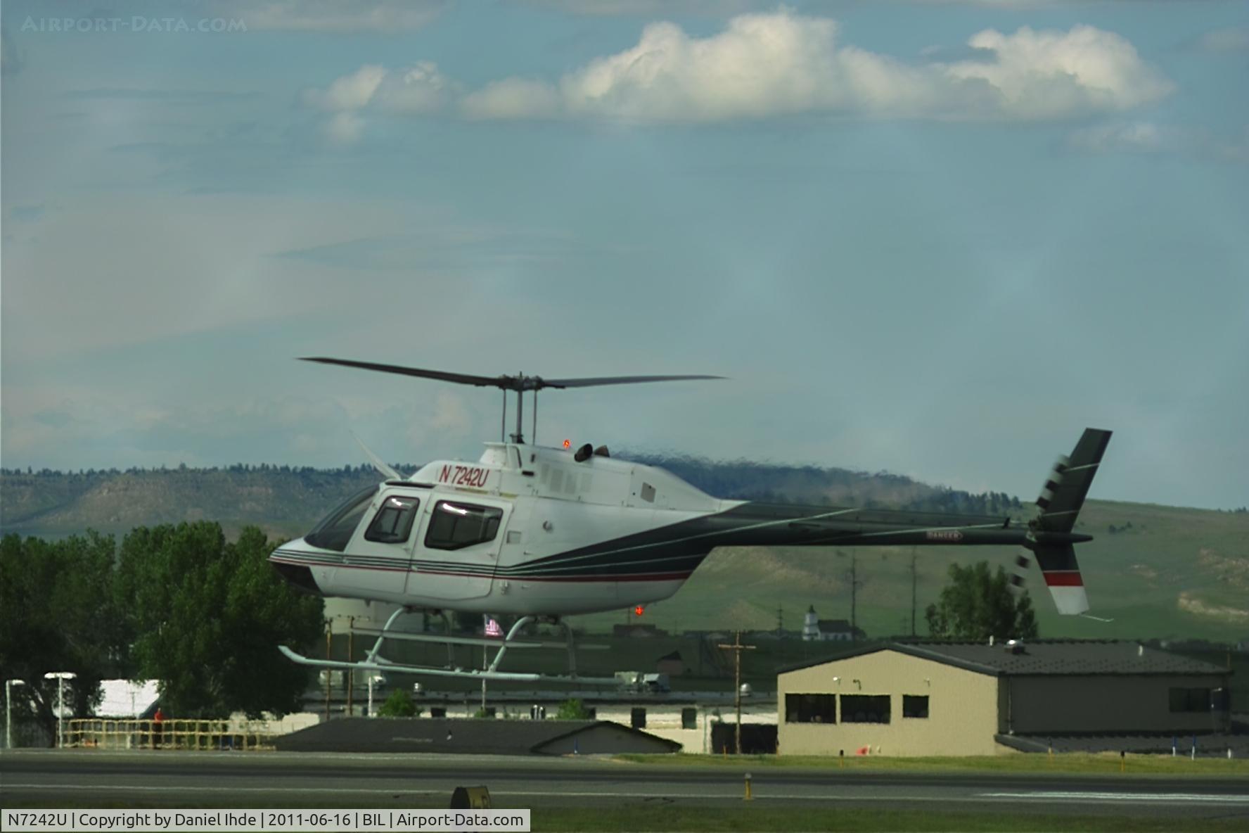 N7242U, 1972 Bell 206A-1 JetRanger C/N 44038, Bell 206 @ BIL