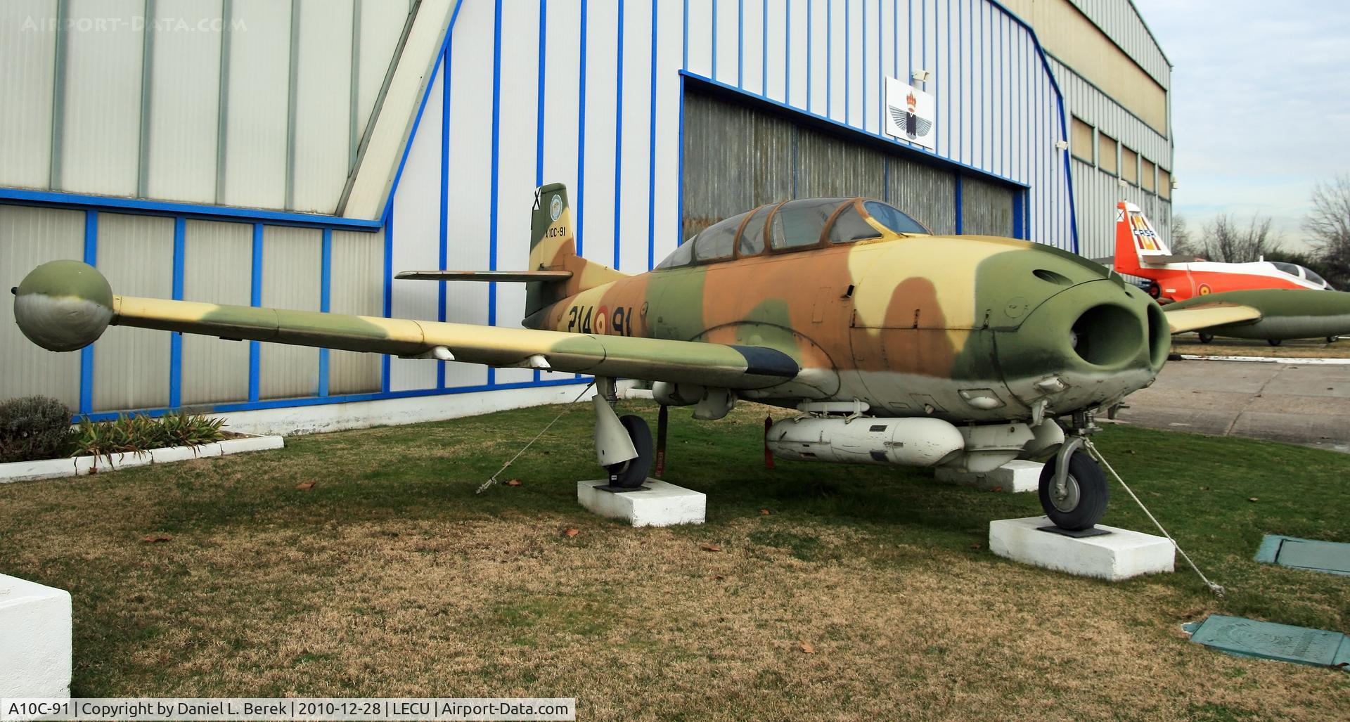 A10C-91, Hispano HA-220D Saeta C/N 22/41, This Spanish-built jet has a lot of personality.