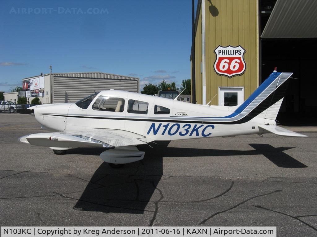 N103KC, 1979 Piper PA-28-236 Dakota C/N 28-7911238, Piper PA-28-236 Dakota in front of the hangar.