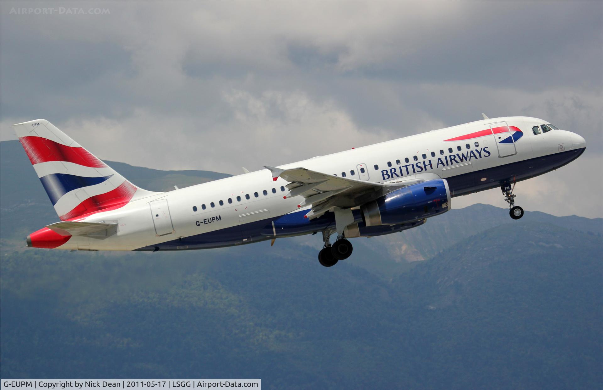 G-EUPM, 2000 Airbus A319-131 C/N 1258, LSGG/GVA