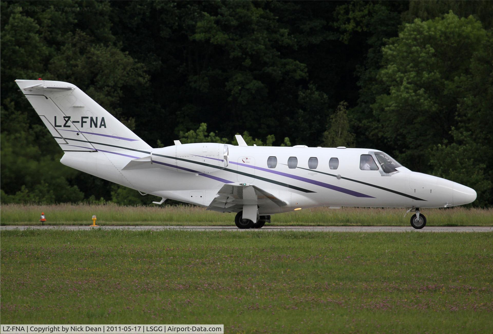 LZ-FNA, 2007 Cessna 525 CitationJet CJ1+ C/N 525-0659, LSGG/GVA