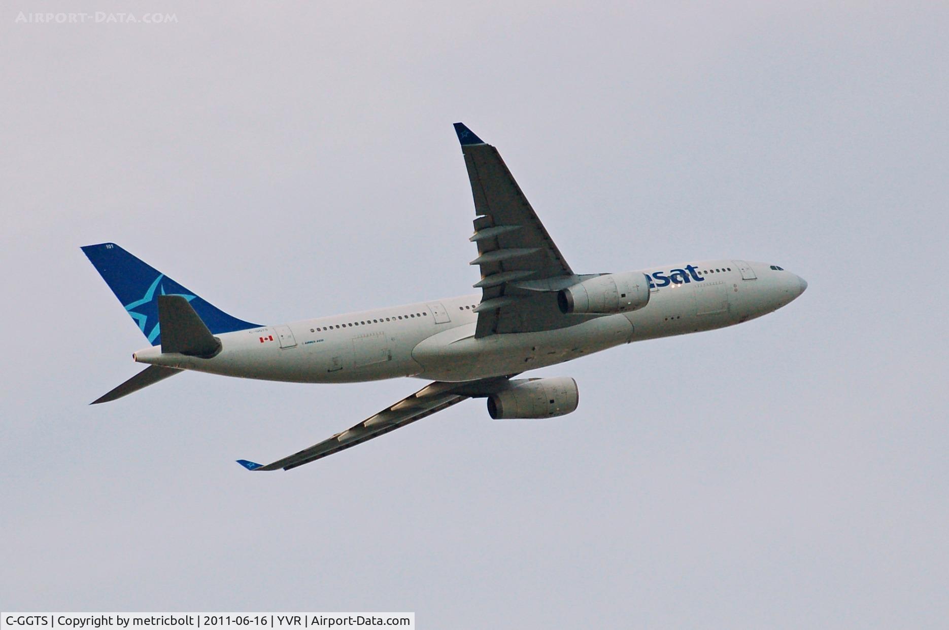 C-GGTS, 1999 Airbus A330-243 C/N 250, Operating flt TS326 to LGW