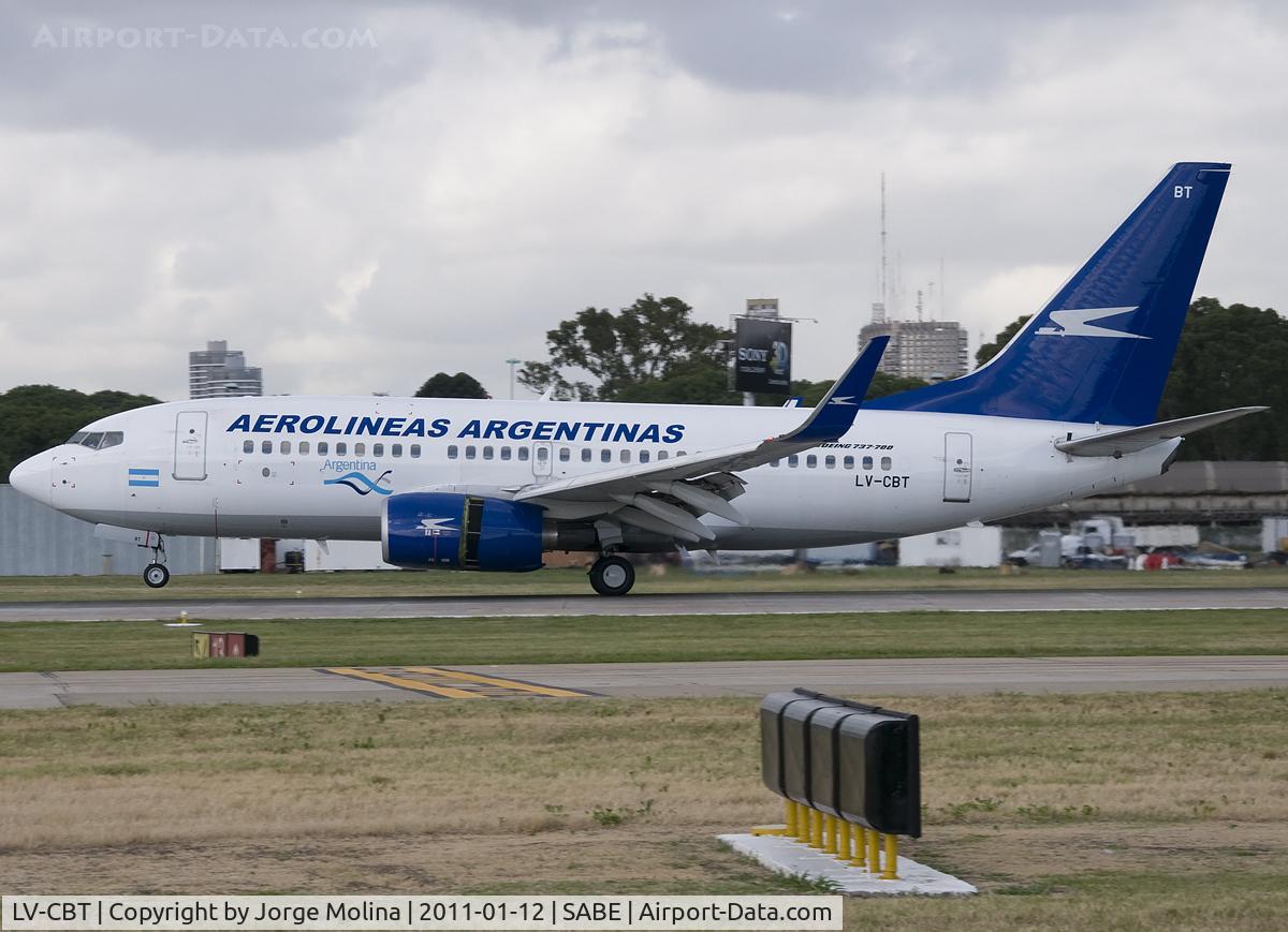 LV-CBT, 2007 Boeing 737-76N C/N 34756, Landing on RWY 13.