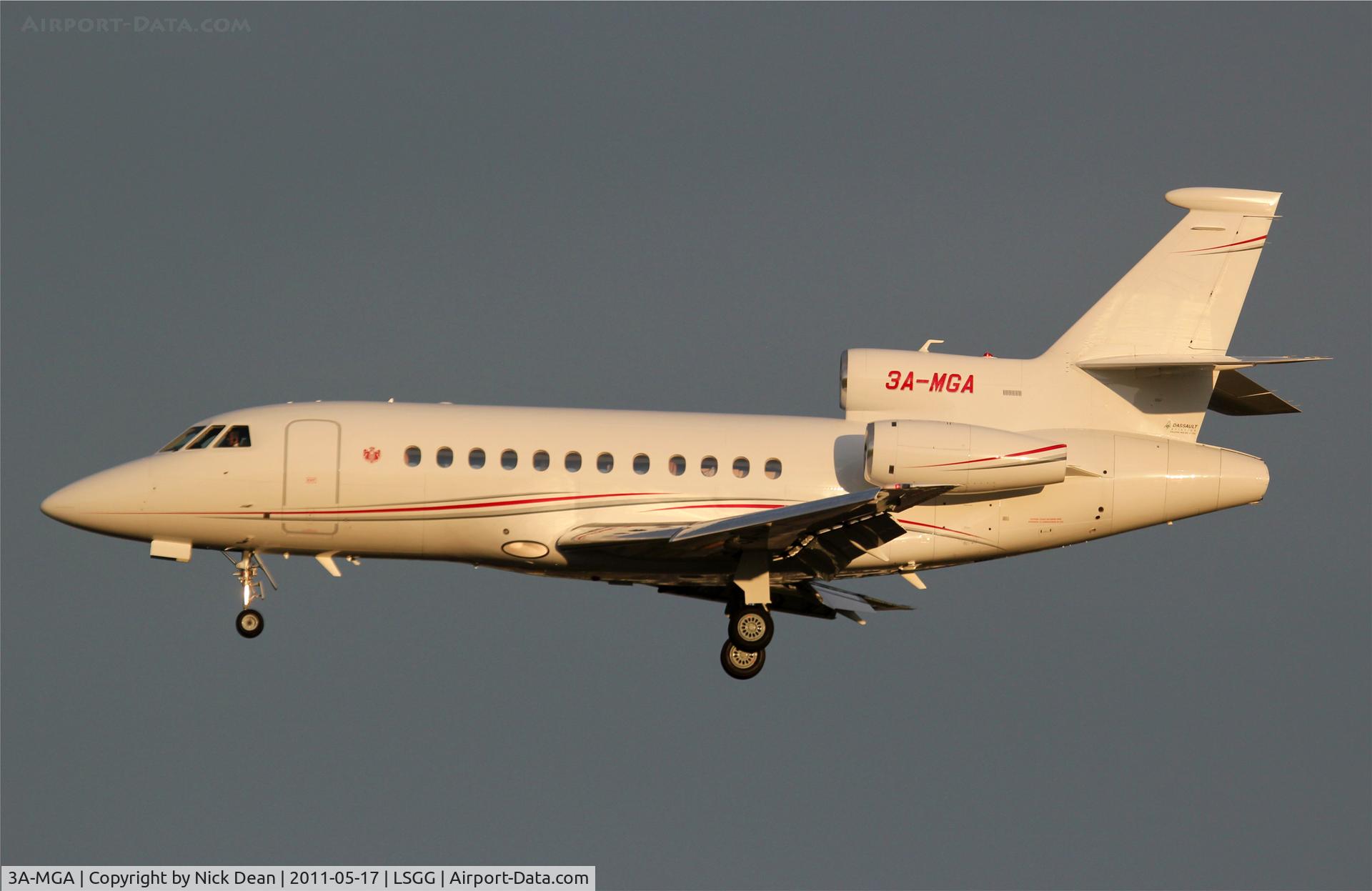 3A-MGA, 2013 Dassault Falcon 900EX C/N 195, LSGG/GVA