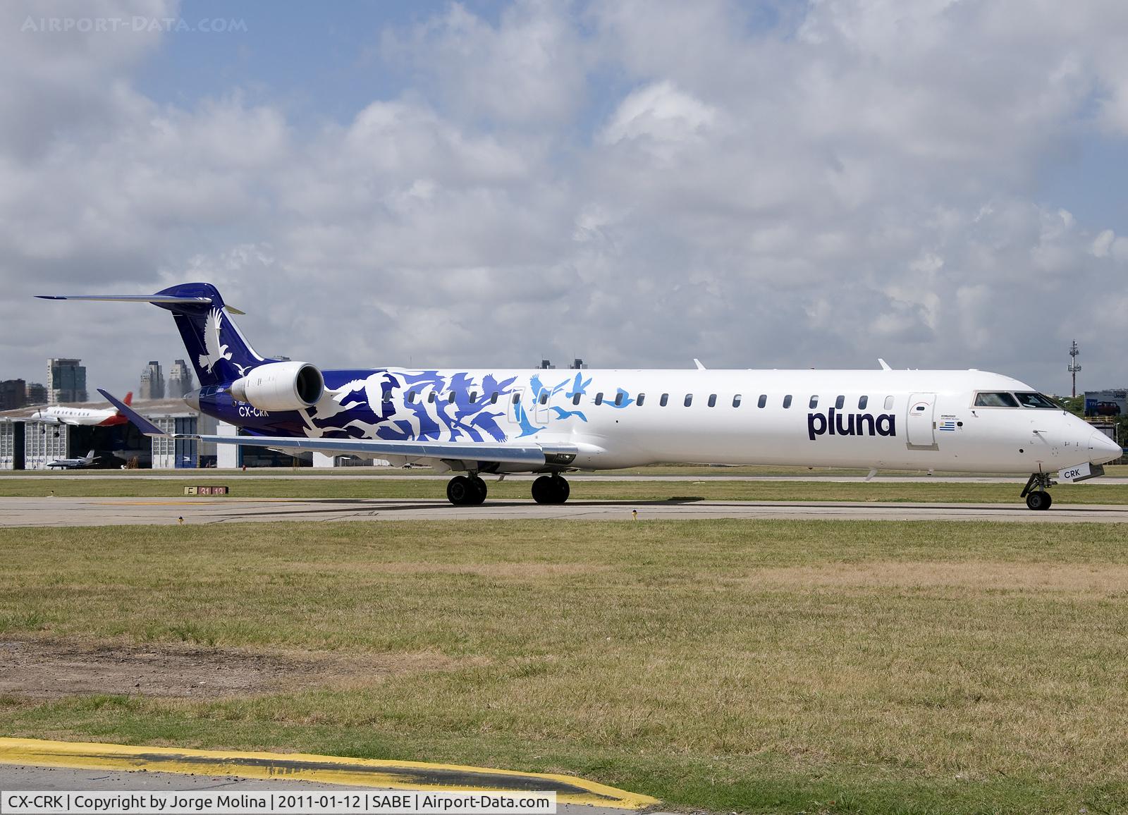 CX-CRK, 2009 Bombardier CRJ-900 (CL-600-2D24) C/N 15239, Taxi to RWY 13.