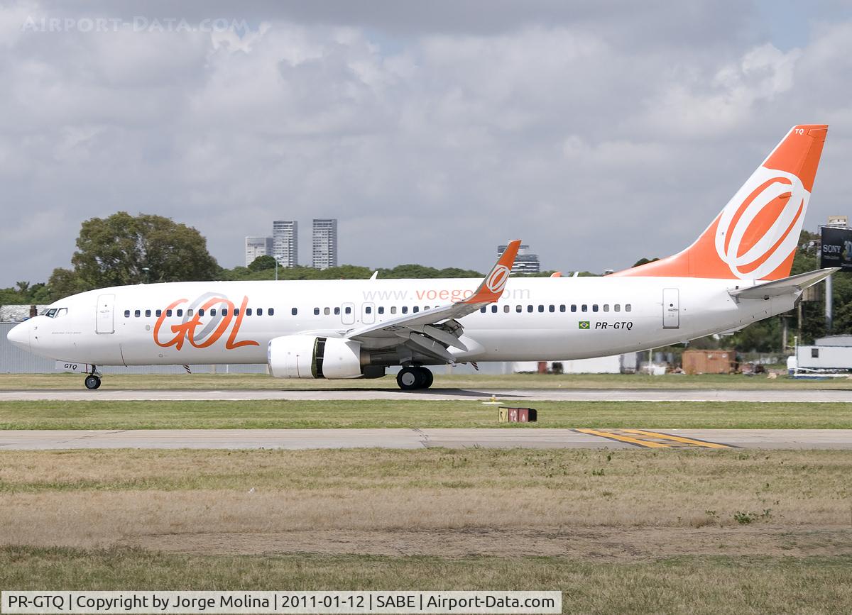 PR-GTQ, 2007 Boeing 737-8EH C/N 36146, Landing on RWY 13.