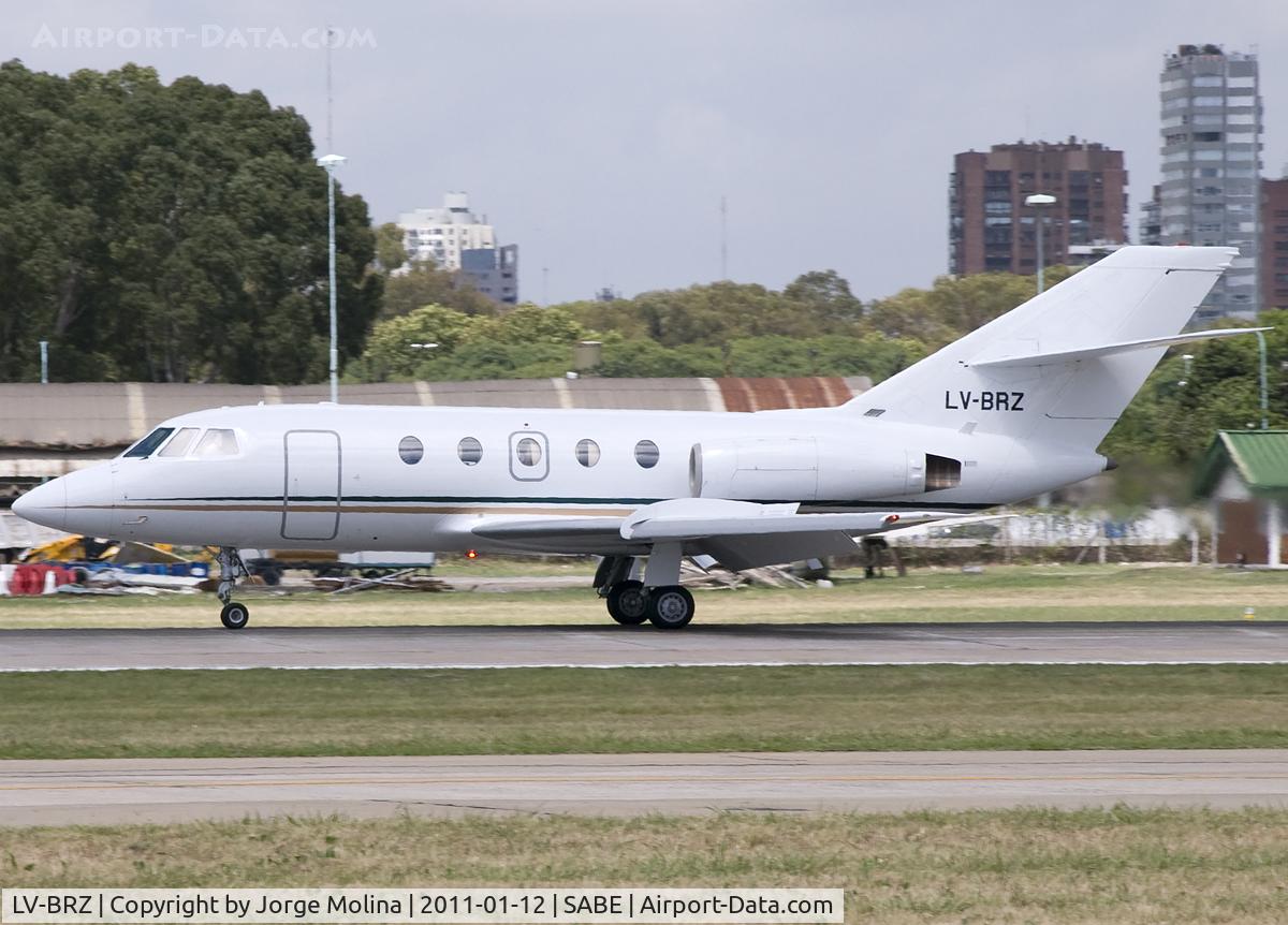 LV-BRZ, 1968 Dassault Falcon (Mystere) 20D C/N 171, Landing on RWY 13.