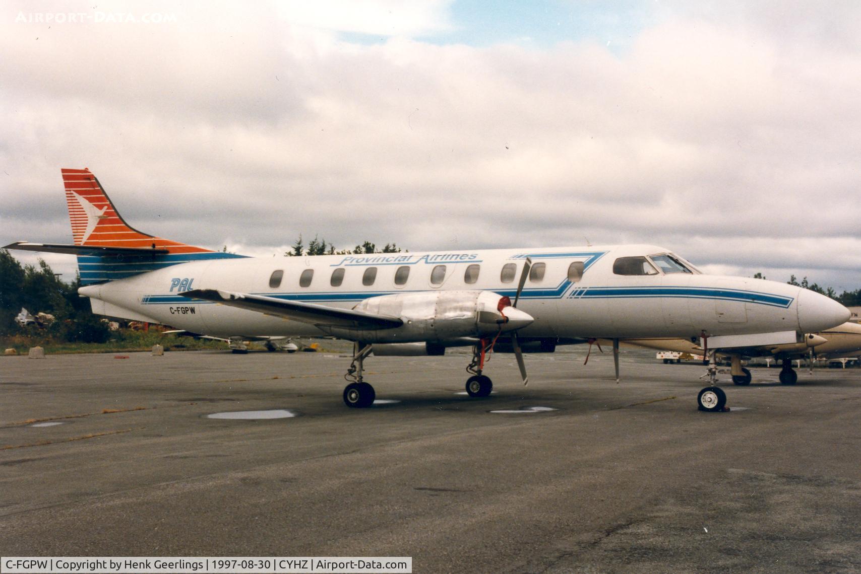 C-FGPW, 1981 Swearingen SA-226TC Metro II C/N TC-404, Provincial Airlines