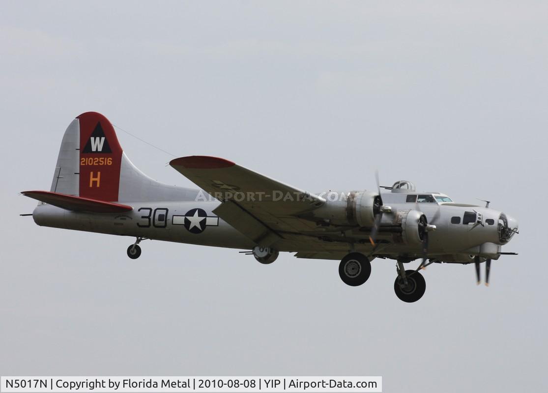 N5017N, 1944 Lockheed/Vega (Boeing) B-17G-105-VE Flying Fortress C/N 8649, Aluminum Overcast