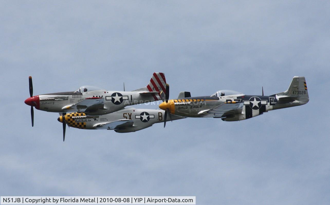 N51JB, 1944 North American P-51D Mustang C/N 122-39488, The Horsemen