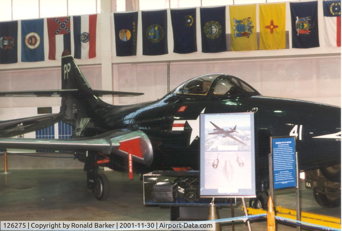 126275, 1950 Grumman F9F-5P Panther C/N Not found 126275, USS Alabama Memorial Aircraft Park