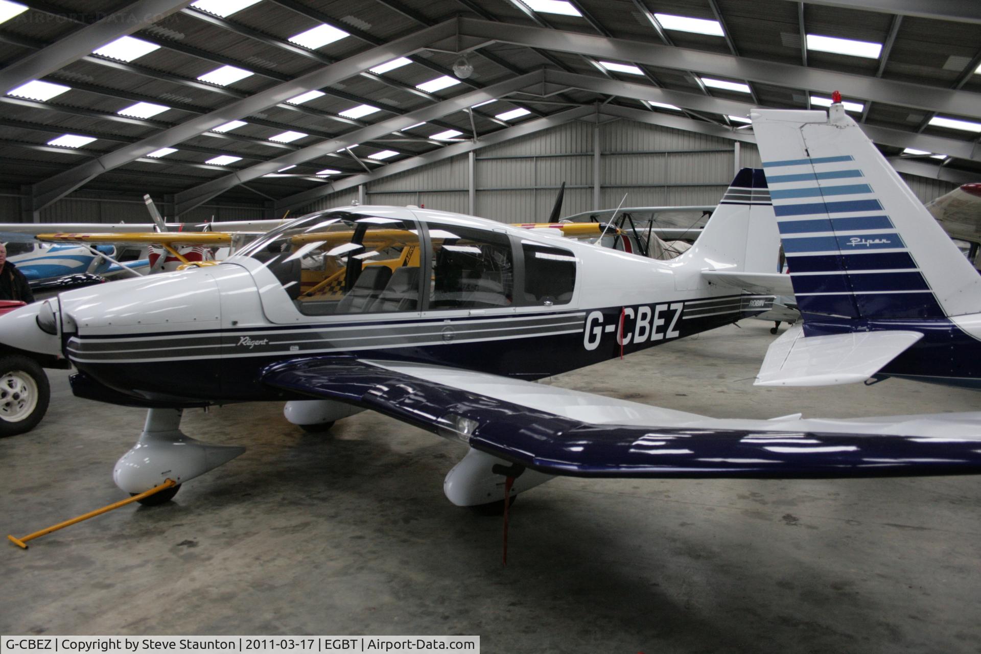 G-CBEZ, 2002 Robin DR-400-180 Regent Regent C/N 2511, Taken at Turweston Airfield March 2010