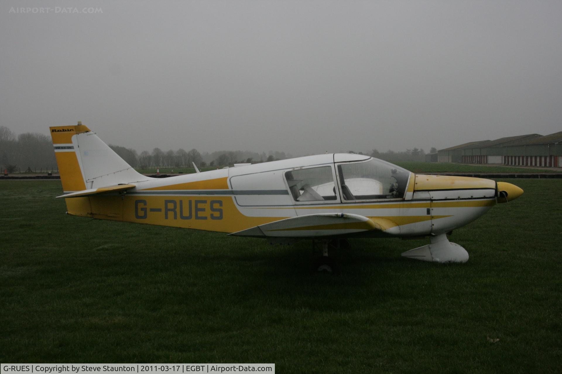 G-RUES, 1973 Robin HR-100-210 Safari C/N 185, Taken at Turweston Airfield March 2010