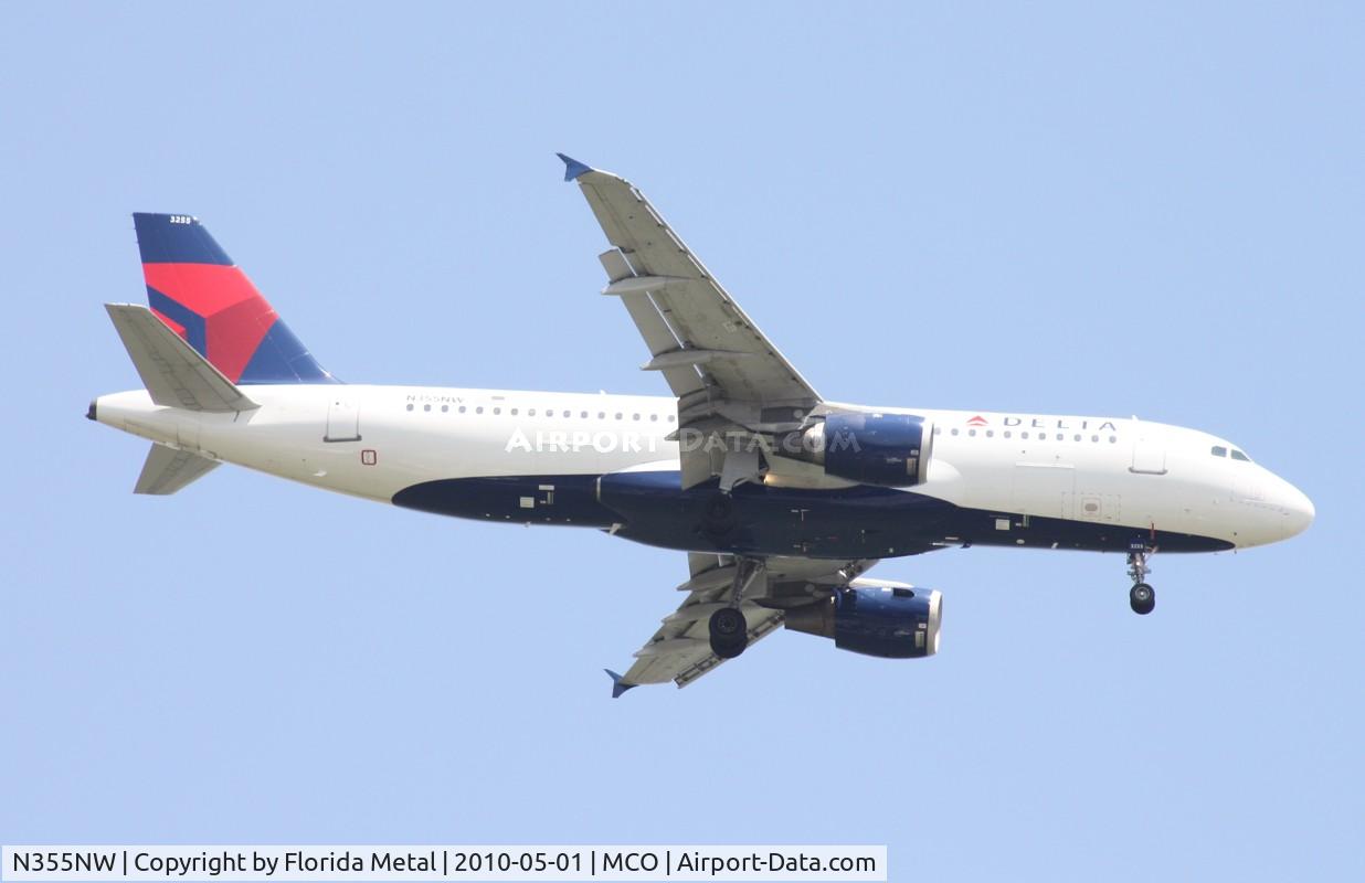 N355NW, 1998 Airbus A320-212 C/N 807, Delta A320