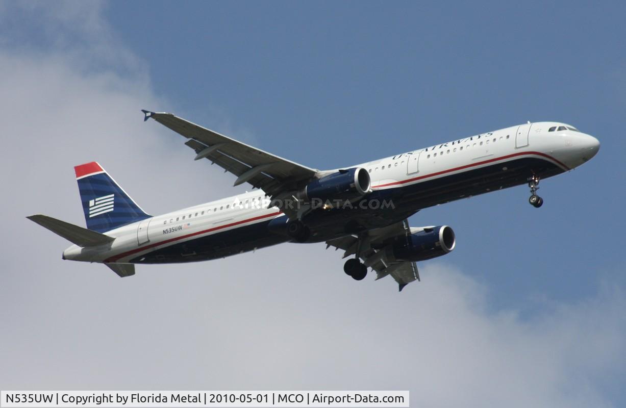 N535UW, 2009 Airbus A321-231 C/N 3993, US Airways A321