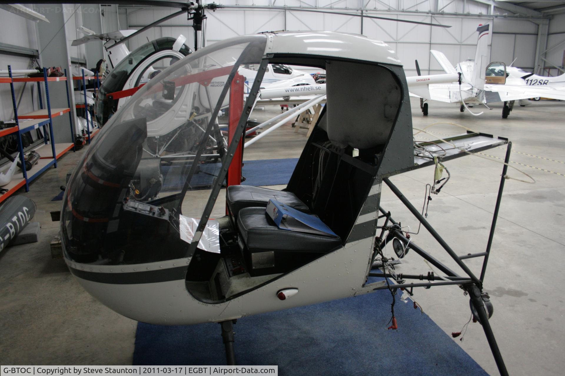 G-BTOC, 1991 Robinson R22 Beta C/N 1801, Taken at Turweston Airfield March 2010